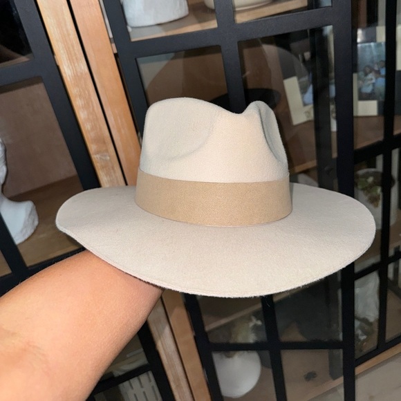 Teressa Foglia x Curateur western cowboy hat beige sand wide brim wool felt boho - Picture 7 of 12